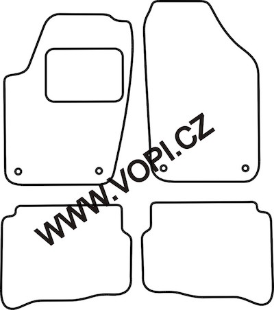 Autokoberce Seat Cordoba 2002 - 2004 Colorfit Fun (4228)